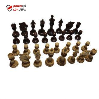 مهره شطرنج مدل شهریار مجموعه ۳۲ عددی