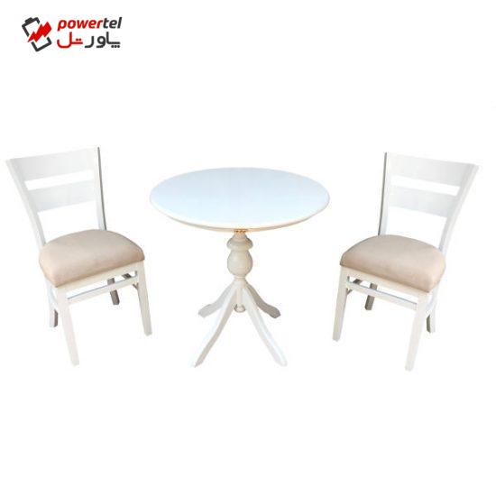 میز و صندلی ناهار خوری اسپرسان چوب مدل Sm35