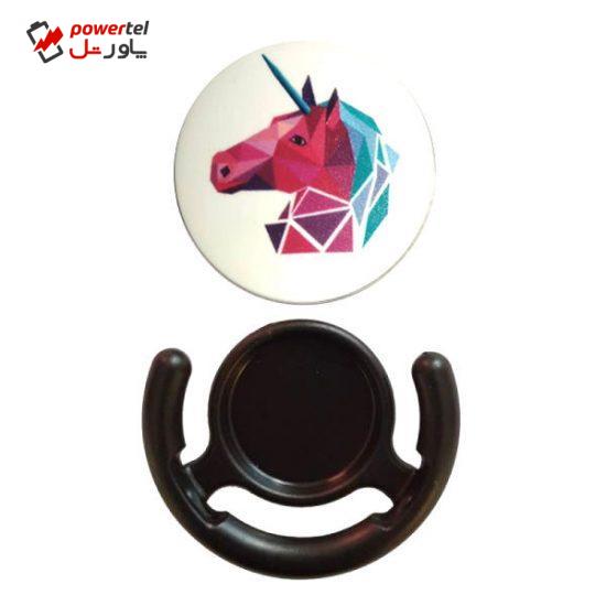 پایه نگهدارنده گوشی موبایل پاپ سوکت طرح horse 210