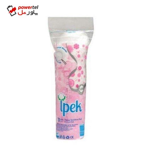 پد پاک کننده آرایش صورت ایپک مدل flower بسته 70 عددی