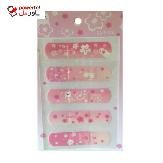چسب زخم طرح sakura بسته 5 عددی