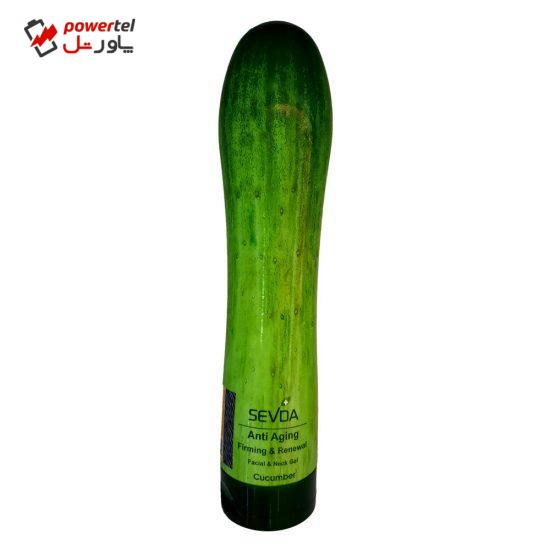ژل ضد چروک سودا مدل cucumber حجم 250 میلی لیتر