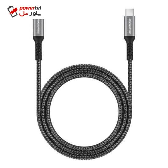 کابل USB-C راک رز مدل Powerline CC2 طول ۲ متر