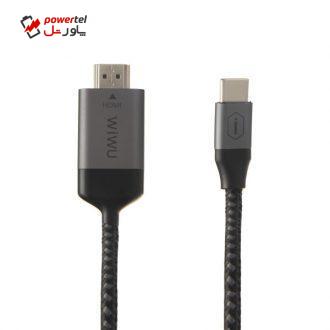 کابل تبدیل USB-C به HDMI ویوو مدل X9 طول 2 متر