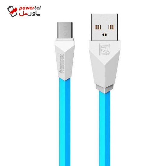 کابل تبدیل USB به MicoUSB ریمکس مدل Aliens طول 1 متر