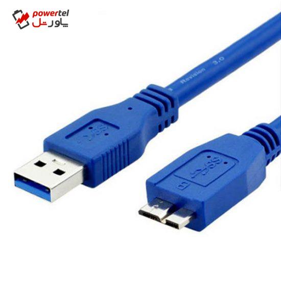 کابل تبدیل USB به Micro-B ایکس پی-پروداکت مدل HDD طول 1.5 متر