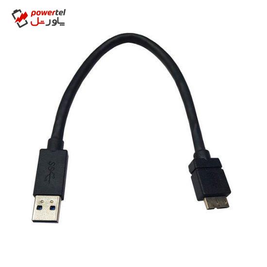 کابل تبدیل USB به Micro B مدل C-25 طول 0.25 متر