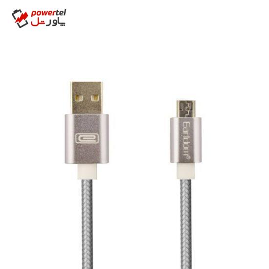 کابل تبدیل USB به Micro USB ارلدام مدل ET-011M طول 3 متر