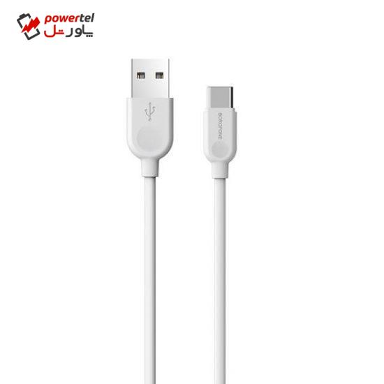 کابل تبدیل USB به UCB-C بروفون مدل BX14طول 1 متر