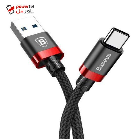 کابل تبدیل USB به USB-C باسئوس مدل GOLDEN BELT طول 1.5 متر