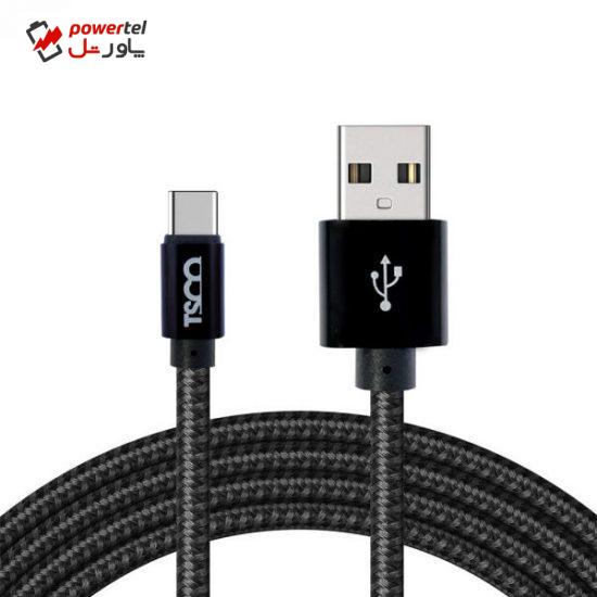 کابل تبدیل USB به USB-C تسکو مدل TCC182 طول 1 متر