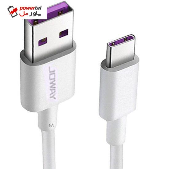 کابل تبدیل USB به USB-C جووی مدل TC150 طول 1 متر