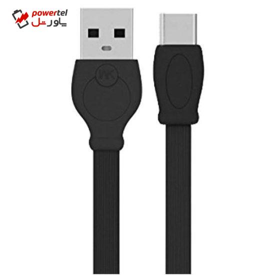 کابل تبدیل USB به USB-C دبلیو کی مدل WDC-023 به طول 1 متر