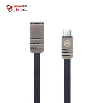 کابل تبدیل USB به USB-C دبلیو کی مدل WDC-83 طول 1 متر
