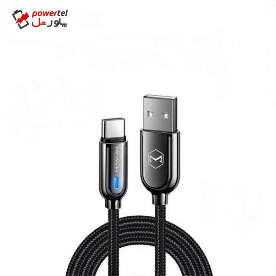 کابل تبدیل USB به USB-C  مک دودو مدل CA_619 طول 1 متر