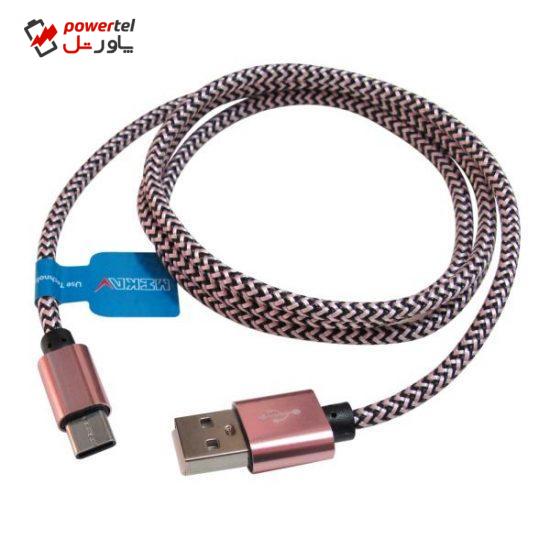 کابل تبدیل USB به USB-C مکا مدل MCU33 طول 1 متر