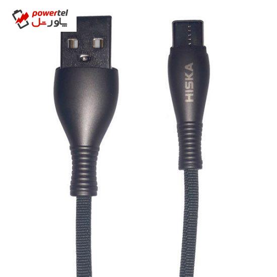 کابل تبدیل USB به USB-C هیسکا مدل LX-CA94 طول 1 متر