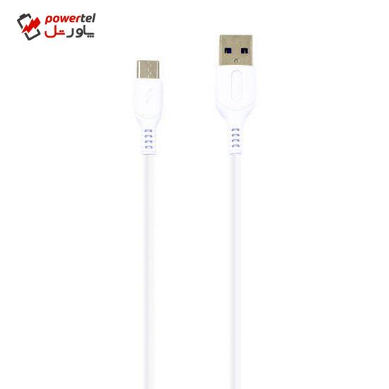 کابل تبدیل USB به USB-C کینگ استار مدل K12 C طول 1 متر