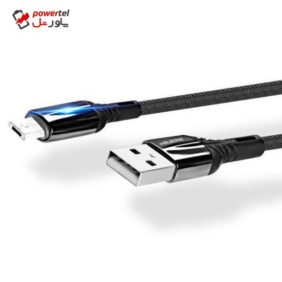 کابل تبدیل USB به microUSB ام پی بلبری مدل BLB-108 طول 1 متر