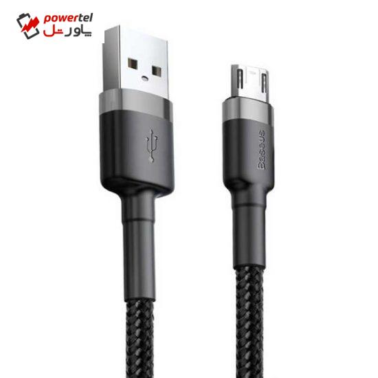 کابل تبدیل USB به microUSB باسئوس مدل CALKLF-BG1 طول 1 متر