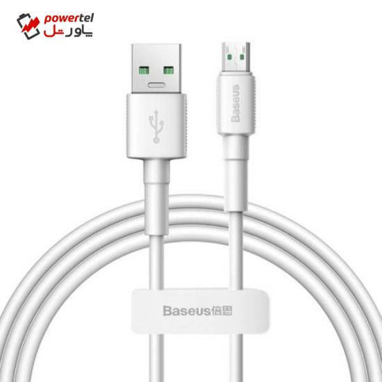 کابل تبدیل USB به microUSB باسئوس مدل CAMSW-D02 طول 2 متر