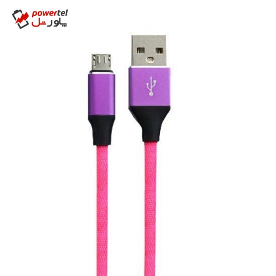 کابل تبدیل USB به microUSB تسکو مدل TCA 190 طول 1 متر