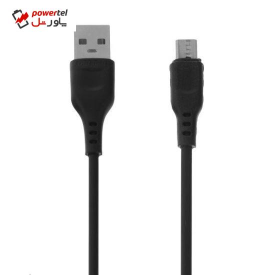 کابل تبدیل USB به microUSB دن‌من مدل D01V طول ۱ متر