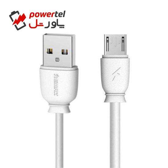 کابل تبدیل USB به microUSB ریمکس مدل RC-134m طول 1 متر