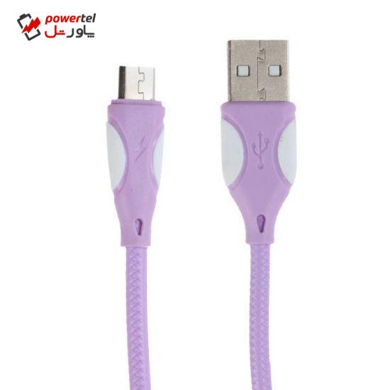 کابل تبدیل USB به microUSB مدل P113 طول 1 متر