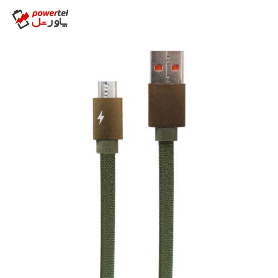 کابل تبدیل USB به microUSB مدل TSD-KNF4 طول 0.3 متر