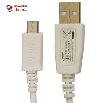 کابل تبدیل USB به microUSB مدل U9 کد ECC1DUOBBK KD1F805DS E  طول 1 متر