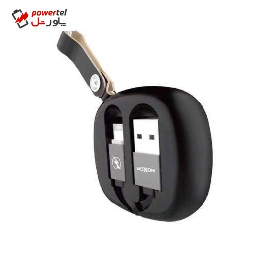 کابل تبدیل USB به microUSB  موکسوم مدل CC-42  طول 0.9 متر