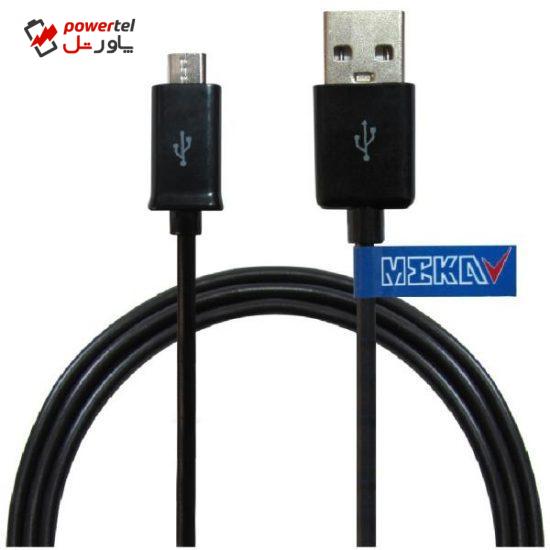 کابل تبدیل USB به microUSB مکا مدل MCU11 طول 1.2 متر