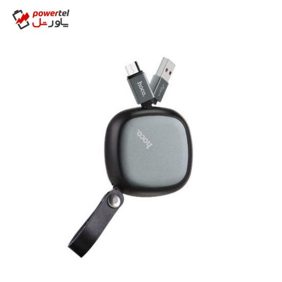 کابل تبدیل USB به microUSB هوکو مدل U33 طول 1 متر