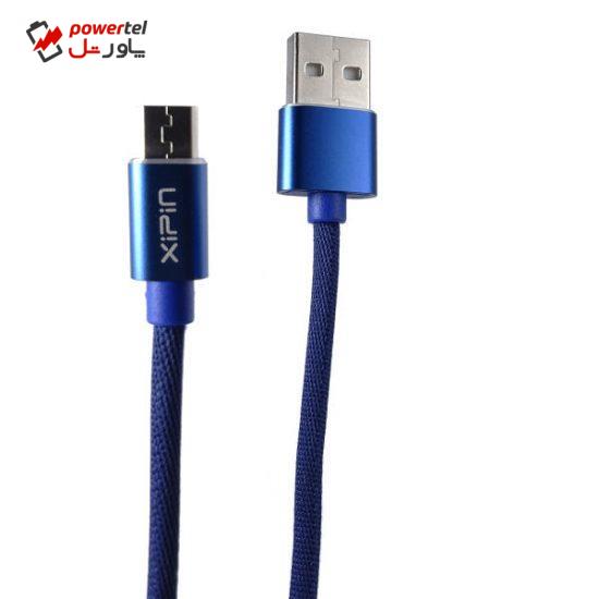 کابل تبدیل USB به microUSB ژیپین مدل LX15 طول 1.2 متر