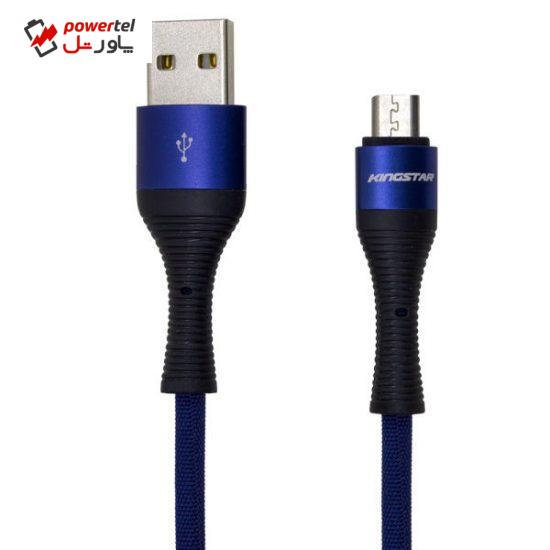 کابل تبدیل USB به microUSB کینگ استار مدل K27 A طول 1 متر