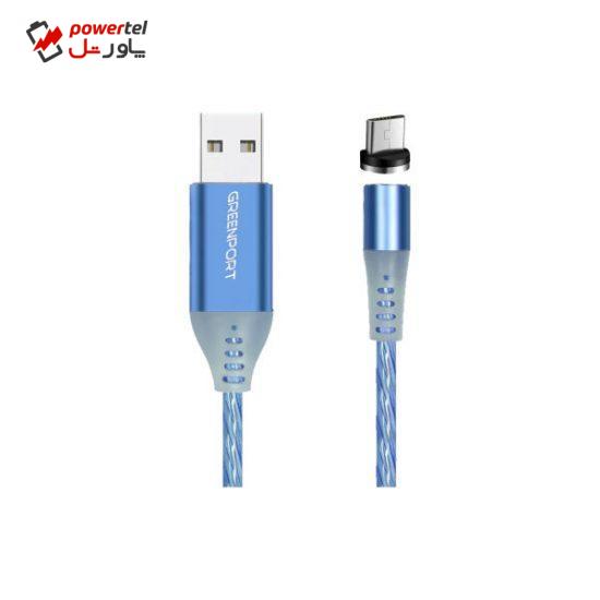 کابل تبدیل USB به microUSB گرین پورت مدل G1L طول 1متر