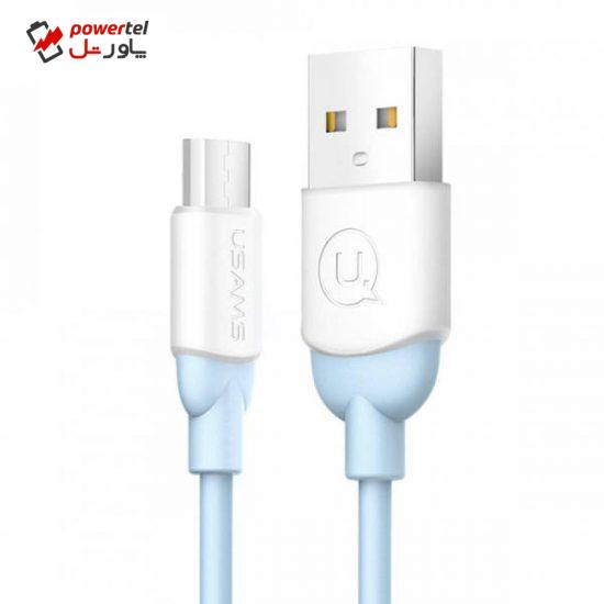 کابل تبدیل USB به microUSB یوسمز مدل sj-247 طول 1 متر