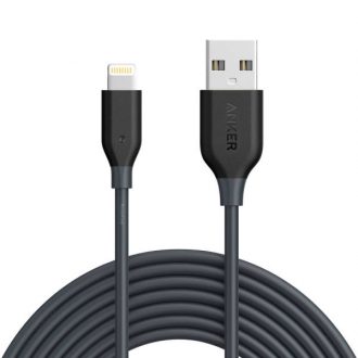 کابل تبدیل USB به لایتنینگ انکر مدل A8123 PowerLine Plus طول 3 متر