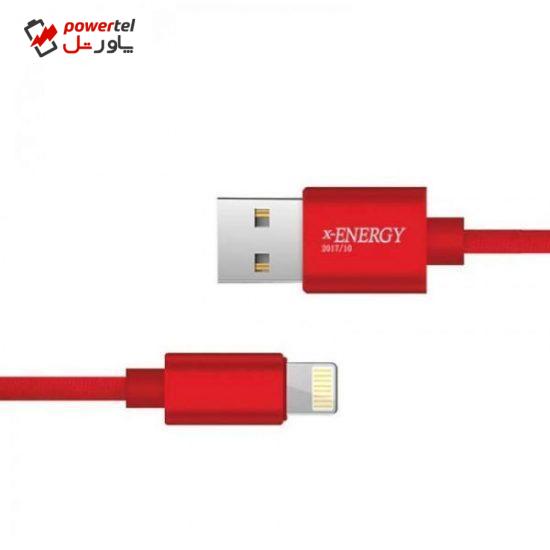 کابل تبدیل USB به لایتنینگ ایکس-انرژی مدل X-267 طول 1 متر