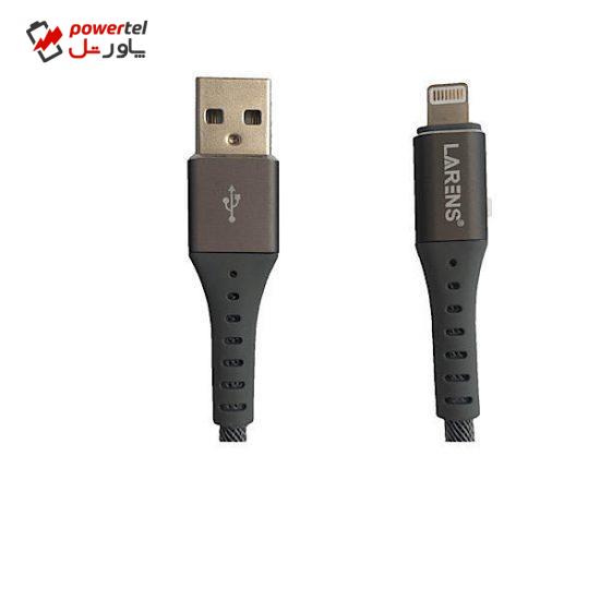 کابل تبدیل USB به لایتنینگ لارنس مدل m۲۱ طول 1متر