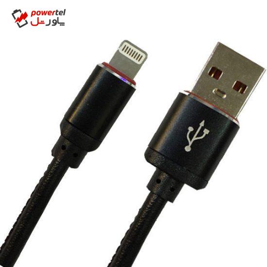 کابل تبدیل USB به لایتنینگ مدل pu-smile طول 0.3 متر مناسب ایفون