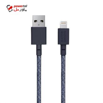 کابل تبدیل USB به لایتنینگ نیتیو یونیون کد 85324 طول 0.16 متر
