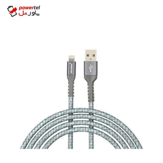 کابل تبدیل USB به لایتنینگ کلومن پلاس مدل +K2 طول 2 متر