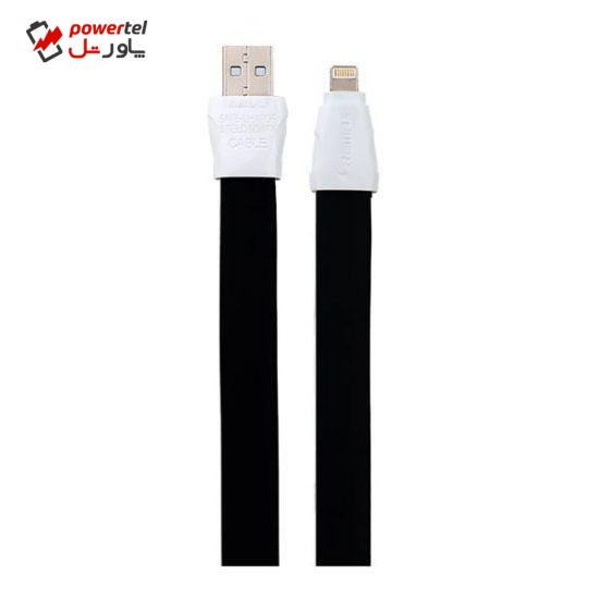 کابل تبدیل لایتنینگ به USB ریمکس مدلFull  Speed 2  طول 1 متر