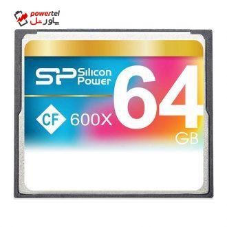 کارت حافظه CF سیلیکون پاور مدل Superior سرعت 600X 90MBps ظرفیت 64 گیگابایت
