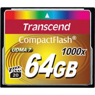 کارت حافظه CompactFlash ترنسند مدلULTIMATE 1000x سرعت 160MBps ظرفیت 64 گیگابایت
