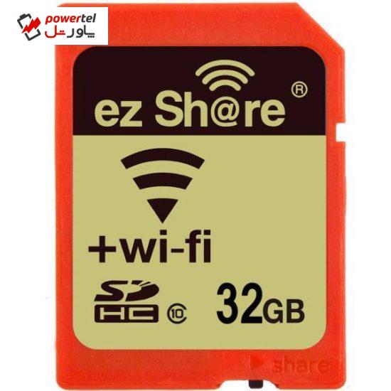کارت حافظه SDHC ایزی شر کلاس 10 ظرفیت 32 گیگابایت همراه با Wifi