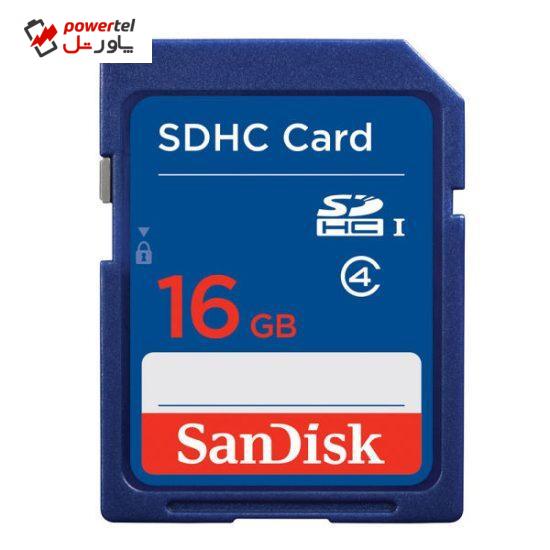 کارت حافظه SDHC سن دیسک کلاس 4استاندارد UHS-I U3 سرعت 320MBps ظرفیت 16 گیگابایت