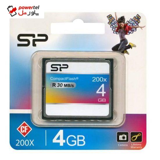 کارت حافظه Silicon Power مدل 4GB CF 30MBs 200X